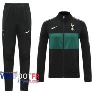 77footfr Veste Foot Tottenham Hotspur noir - Version du joueur 2020 2021 J91