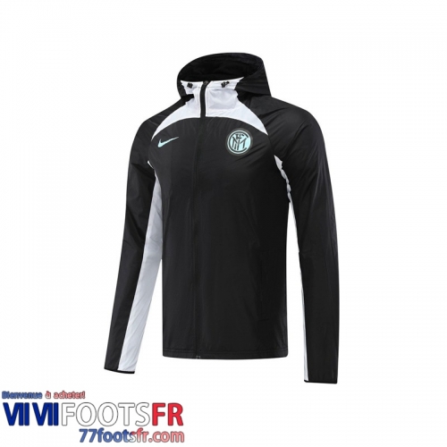 Coupe Vent - Sweat a Capuche Inter Milan Noir Homme 2022 2023 WK139