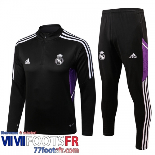 Survetement de Foot Real Madrid noir Homme 22 23 TG358