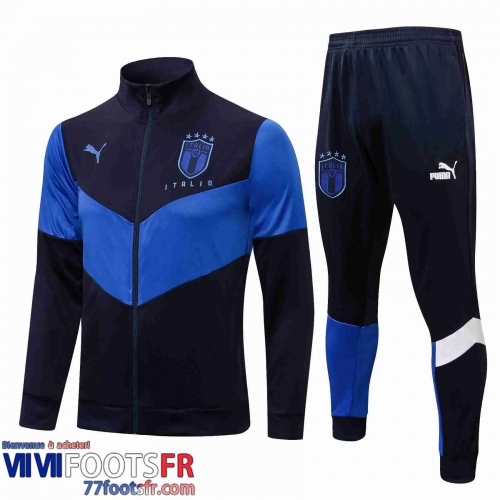 Veste Foot Italie Homme bleu 2021 2022 JK94