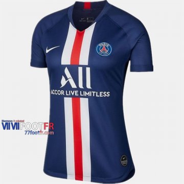 Nouveau Flocage Maillot De PSG Paris ST Germain Femme Domicile 2019-2020 Personnalise :77Footfr