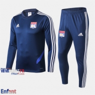 Promo: Ensemble Survetement Lyon OL Enfant Cyan 2019/2020 Nouveau