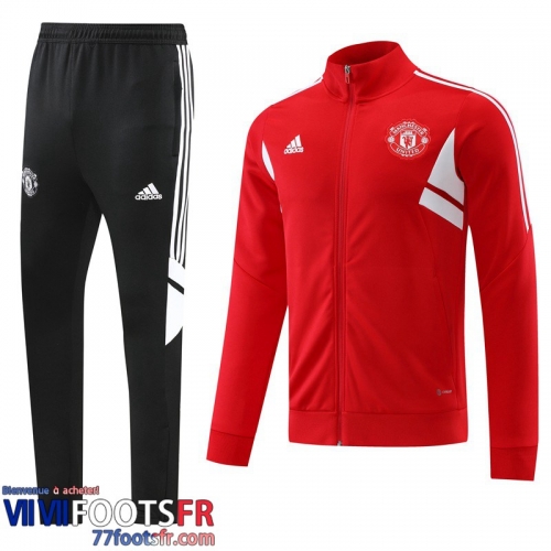 Veste Foot Manchester United rouge Homme 2022 2023 JK516