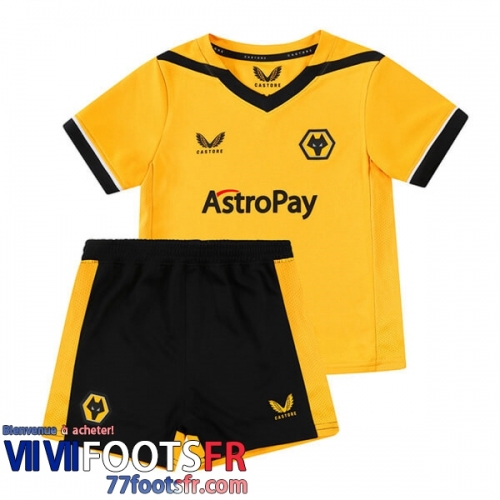 Maillot De Foot Wolverhampton Wanderers Domicile Enfant 2022 2023