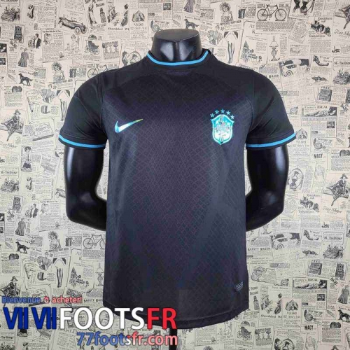 Maillot De Foot Bresil noir Homme 2022 2023 AG87