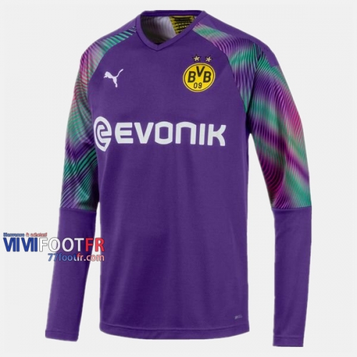 Nouveau Flocage Maillot De Foot Gardien Dortmund BVB Homme Orange 2019-2020 Personnalise :77Footfr