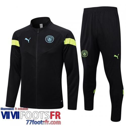 Veste Foot Manchester City noir Homme 2022 2023 JK626