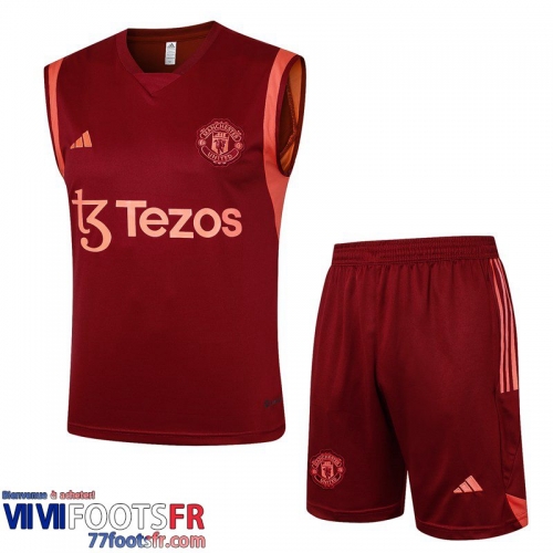 Survetement Sans manches Manchester United Homme 2023 2024 E27