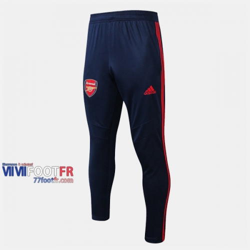 Promo: Nouveau Pantalon Entrainement Foot Arsenal Retro Bleu Rouge 2019/2020