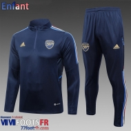 Survetement de Foot Arsenal bleu Enfant 2023 2024 TK627