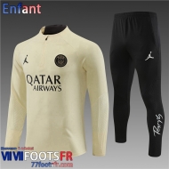 Survetement de Foot PSG abricot Enfant 2023 2024 C51