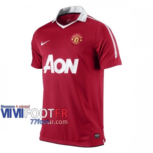 77footfr Retro Maillot de foot Manchester United Domicile 2010/2011