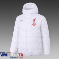 Doudoune Foot Liverpool Blanc Homme 2022 2023 DD93