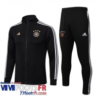 Veste Foot Allemagne noir Homme 2022 2023 JK616