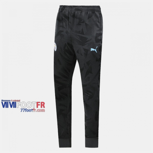 Promo: Les Nouveaux Pantalon Entrainement Foot Manchester City Vintage Noir Ondulation 2019/2020