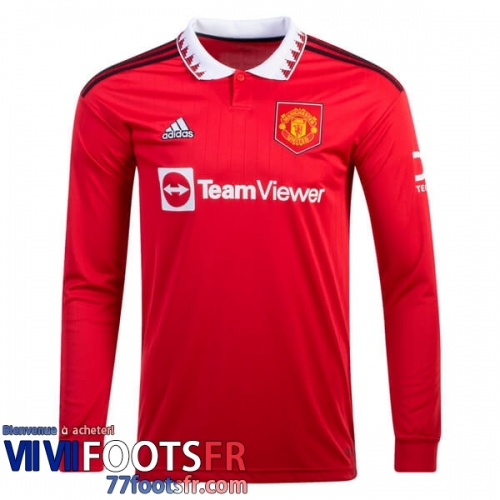 Maillot De Foot Manchester United Domicile Homme Manche Longue 2022 2023