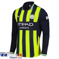 Maillot De Foot Manchester City Exterieur Homme Manche Longue 24 25