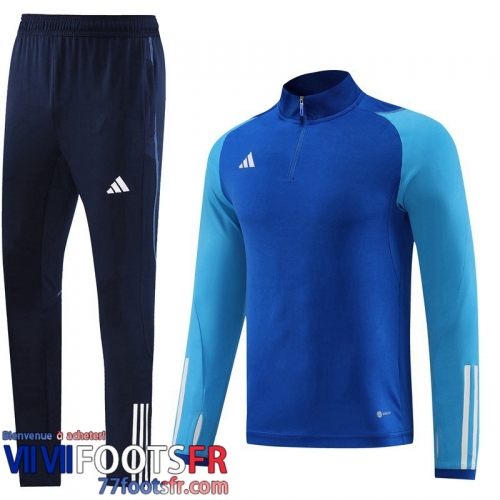 Survetement de Foot Sport bleu Homme 2023 2024 TG981