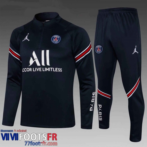 Survetement Foot PSG Enfant bleu 2021 2022 TK48