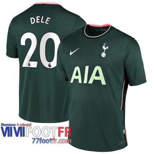 Maillot de foot Tottenham Hotspur David Dele #20 Exterieur 2020 2021