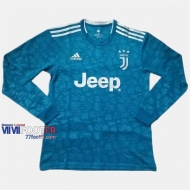 Nouveau Flocage Maillot Foot Juventus Manche Longue Homme Third 2019-2020 Personnalisé :77Footfr