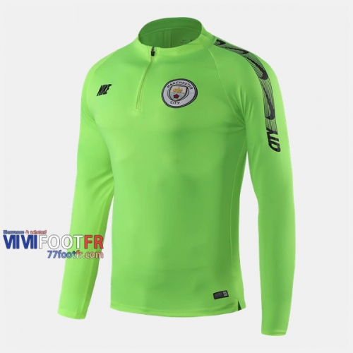 Nouveaux Replique Sweatshirt Foot Manchester City Vert 2019-2020