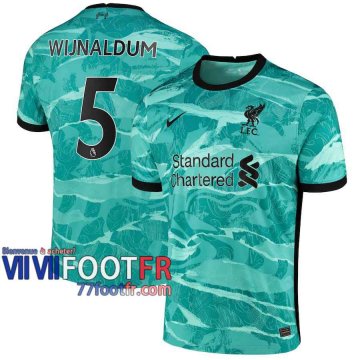 77footfr Liverpool Maillot de foot Wijnaldum #5 Exterieur 20-21