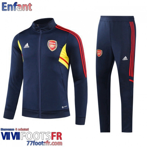 Veste Foot Arsenal bleu marine Enfant 2022 2023 TK545