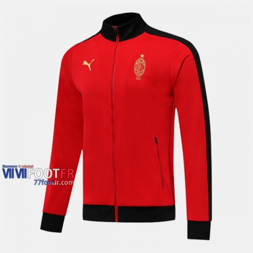 Magasins Veste Foot AC Milan Edition 120E Anniversaire Rouge 2019/2020 Nouveau Promo