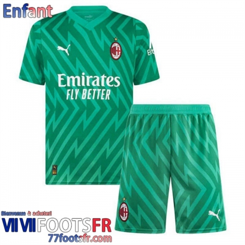 Maillot De Foot AC Milan Gardiens De But Enfant 2023 2024 TBB143
