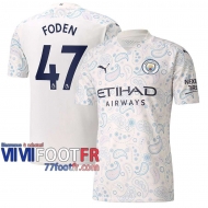 77footfr Manchester City Maillot de foot Foden #47 Third 20-21