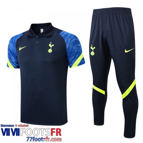 Polo foot Tottenham Hotspur bleu Homme 2021 2022 PL271