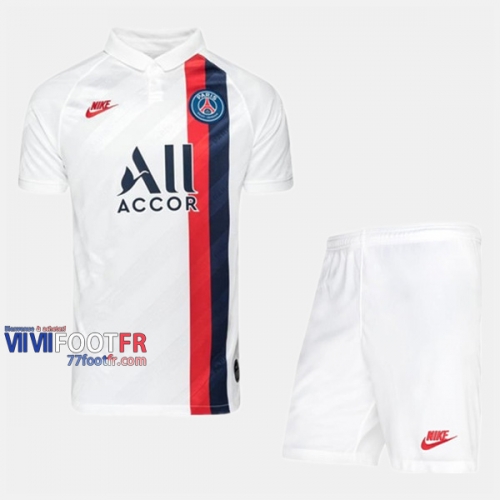 Ensemble Maillot PSG Paris ST Germain Enfant Third 2019-2020 Personnalise :77Footfr