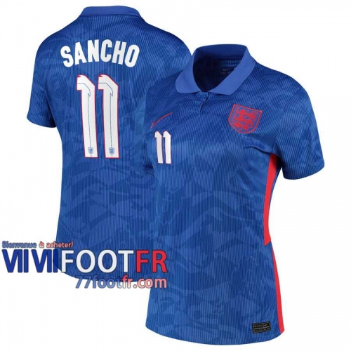 77footfr Angleterre Maillot de foot Sancho #11 Exterieur Femme 20-21