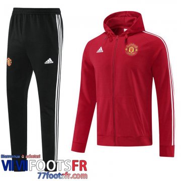 Veste Foot Manchester United rouge Homme 2022 2023 JK594