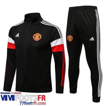 Veste Foot Manchester United le noir Homme 2021 2022 JK158