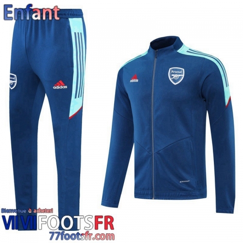 Veste Foot Arsenal bleu Enfant 2022 2023 TK242