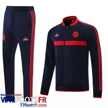 Veste Foot Bayern Munich bleu marine Homme 2021 2022 JK165