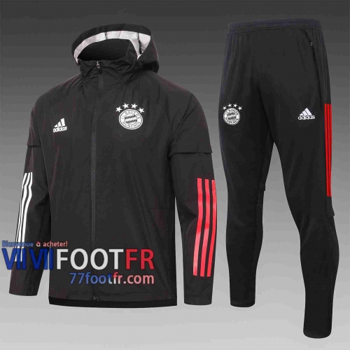 77footfr Bayern Munich Coupe Vent noir 20-21 G066