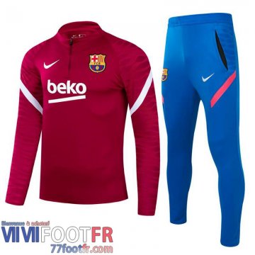 Survetement Foot Barcelone Rouge foncé Uomo 2021 2022 TG31