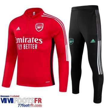 Survetement Foot Arsenal Homme rouge 2021 2022 TG60