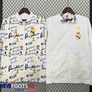 Coupe Vent Reversible Real Madrid Homme 24 25 D240