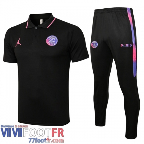 Polo foot PSG noir Uomo 2021 2022 PL89