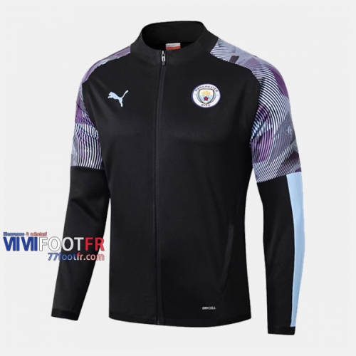 Boutique Veste Foot Manchester City Noir 2019/2020 Nouveau Promo