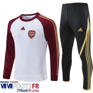 Survetement de Foot Arsenal blanc Homme 21 22 TG220