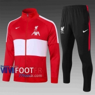 77footfr Liverpool Veste foot Rouge plus blanc 20-21 A390