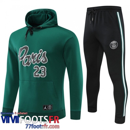 Sweatshirt Foot PSG vert Homme 2021 2022 SW38