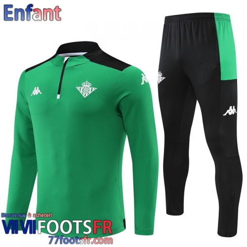 Survetement de Foot Real Betis vert Enfant 2022 2023 TK270