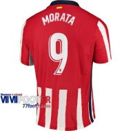 Maillot de foot Atletico Madrid Morata #9 Domicile Femme 2020 2021