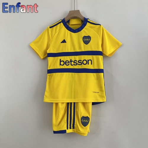 Maillot de Foot Boca Juniors Exterieur Enfant 2023 2024